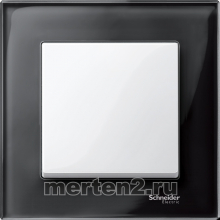 Рамки стеклянные Merten M-Elegance (оникс)