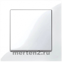 Рамки Merten M-Pure (бриллиантовый белый)