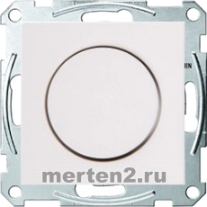 Поворотный светорегулятор 1000 ВА System M (Полярно-белый)