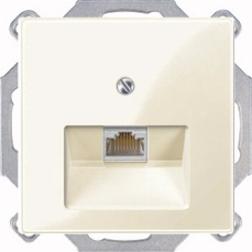 Интернет-розетка 5 UAE RJ45 System M (Бежевый) Интернет-розетка 5 UAE RJ45 System M (Бежевый)
