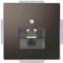 Розетка RJ45 одинарная Кат.6 D-Life (мокко) Розетка RJ45 одинарная Кат.6 D-Life (мокко)