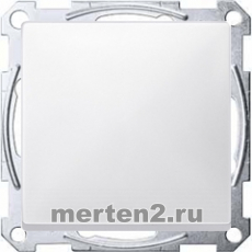 Одноклавишный выключатель Merten Artec (Полярно-белый)