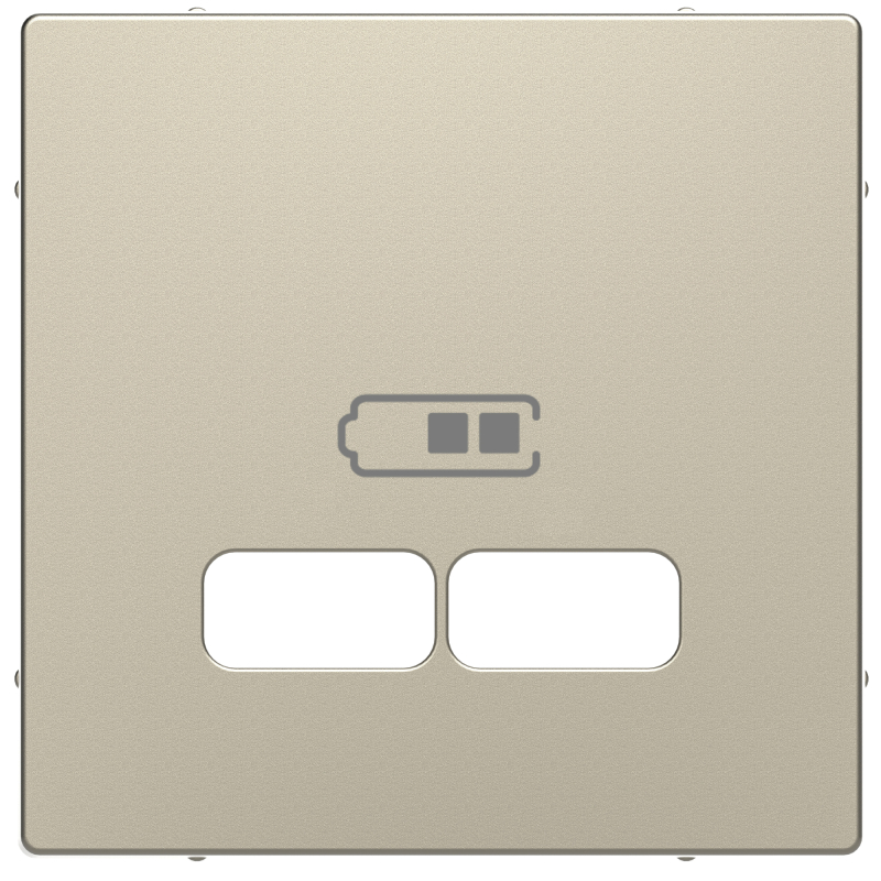 D-Life, ЦЕНТРАЛЬНАЯ НАКЛАДКА для USB механизма 2,1А, САХАРА D-Life, ЦЕНТРАЛЬНАЯ НАКЛАДКА для USB механизма 2,1А, САХАРА