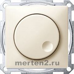 Поворотный светорегулятор 20-420 Вт Merten System Design (бежевый)
