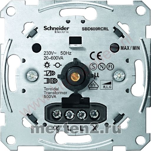 Механизм поворотного светорегулятора 600 ВА System M