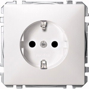 Розетка электрическая System Design (полярно-белый) Розетка электрическая System Design (полярно-белый)