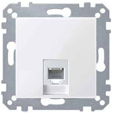 Телефонная розетка RJ11 Merten Artec/Antique (Полярно-белый) Телефонная розетка RJ11 Merten Artec/Antique (Полярно-белый)